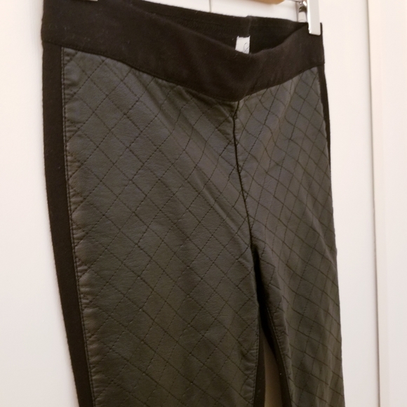 Jessica Simpson | Black Faux Pleather Leggings Pants Tights - Picture 1 of 6